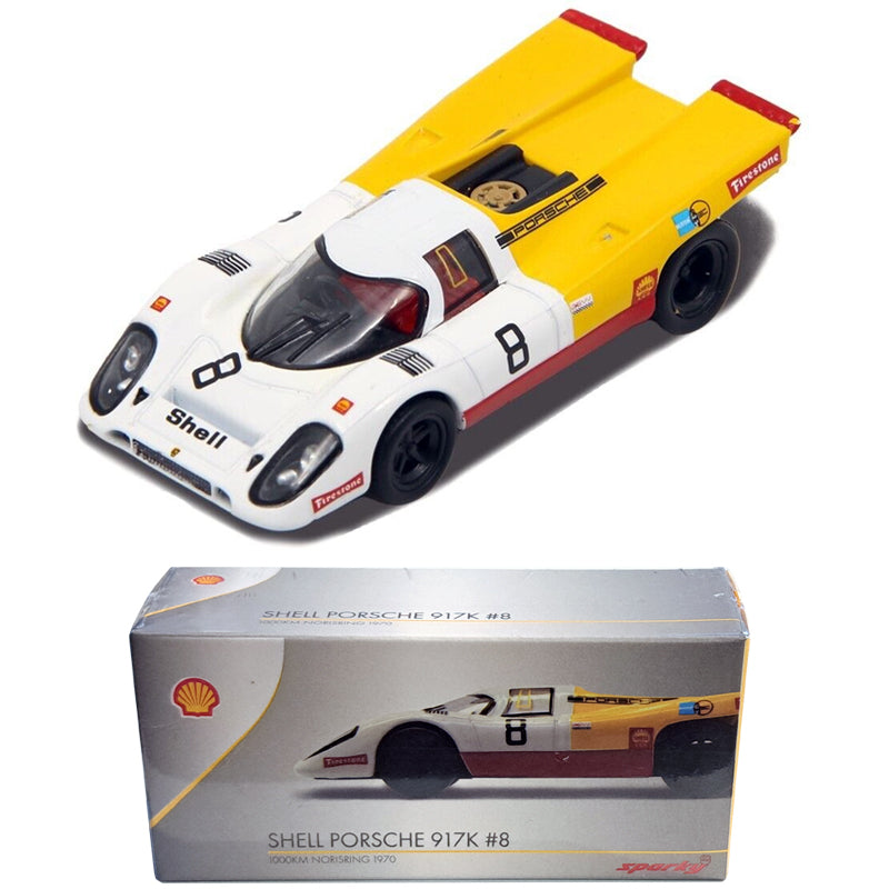 Sparky X Tiny X Shell Porsche 917K #8 Le Mans 24H 1970 (1/64) – AGR Models