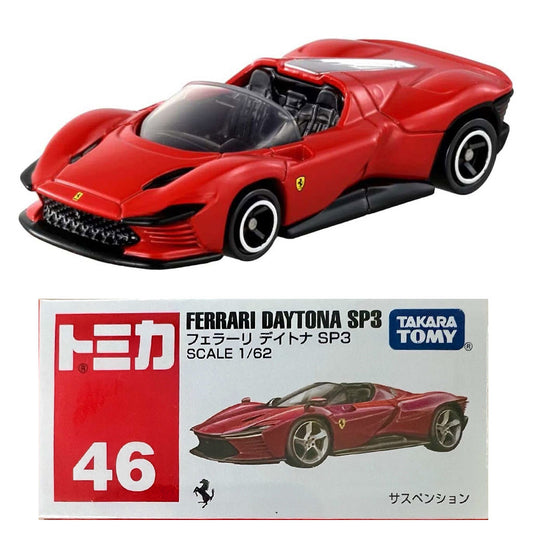 Tomica Ferrari Daytona SP3 Red (No 46) (1:62 Scale) Takara Tomy