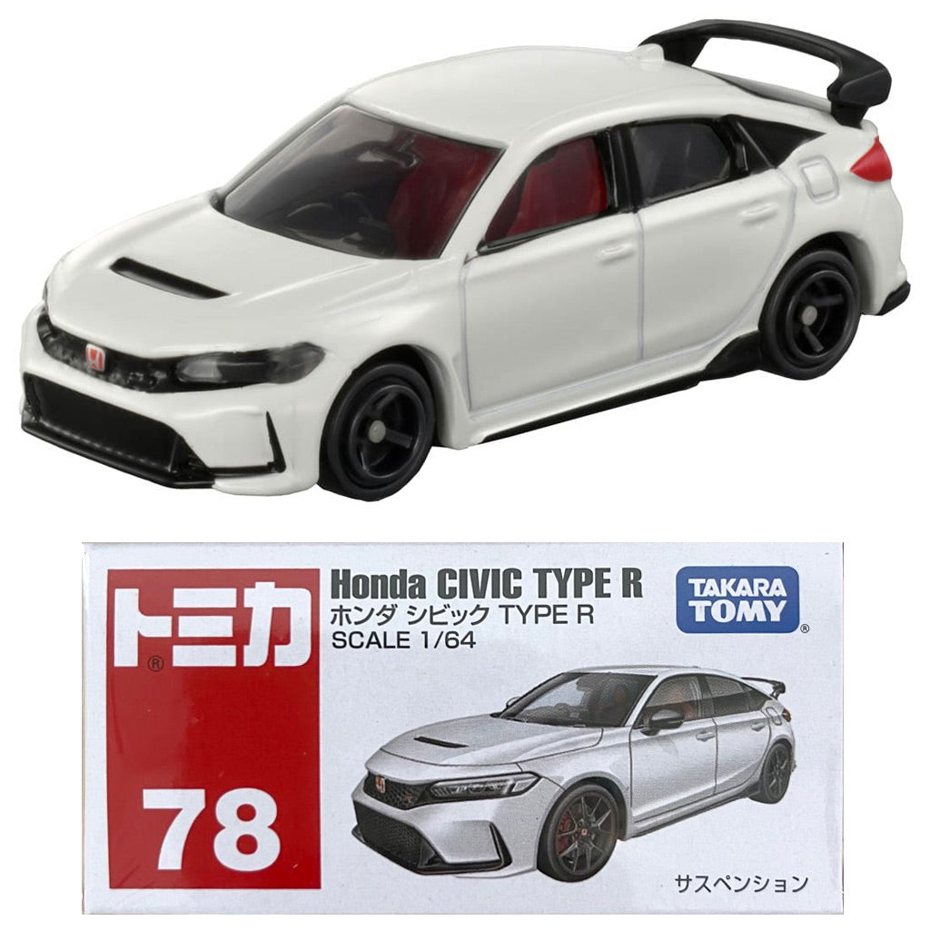 Tomica Honda Civic Type R White (No 78) (1:64 Scale) Takara Tomy