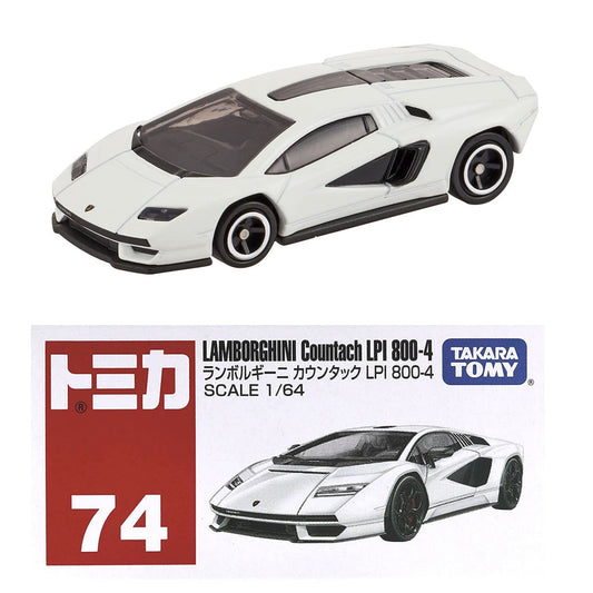 Tomica Lamborghini Countach LPI 800-4 White (No 74) (1:64) Takara Tomy