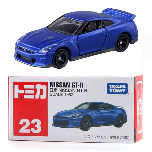 Tomica Nissan GT-R Blue (No 23) (1:62 Scale) Takara Tomy