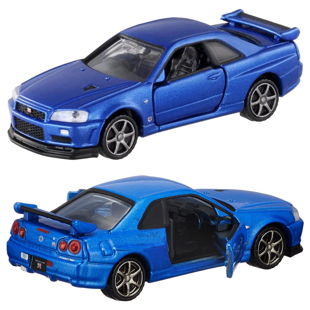 Tomica Premium Nissan Skyline GT-R V-Spec II Nur Blue (No 11) (1:62)
