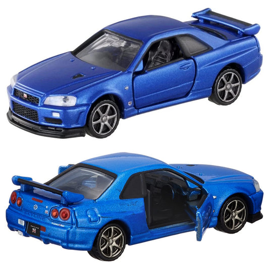 Tomica Premium Nissan Skyline GT-R V-Spec II Nur Blue (No 11) (1:62)