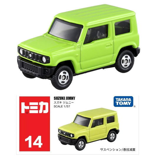 Tomica Suzuki Jimny Green (No 14) (1:57 Scale) Takara Tomy