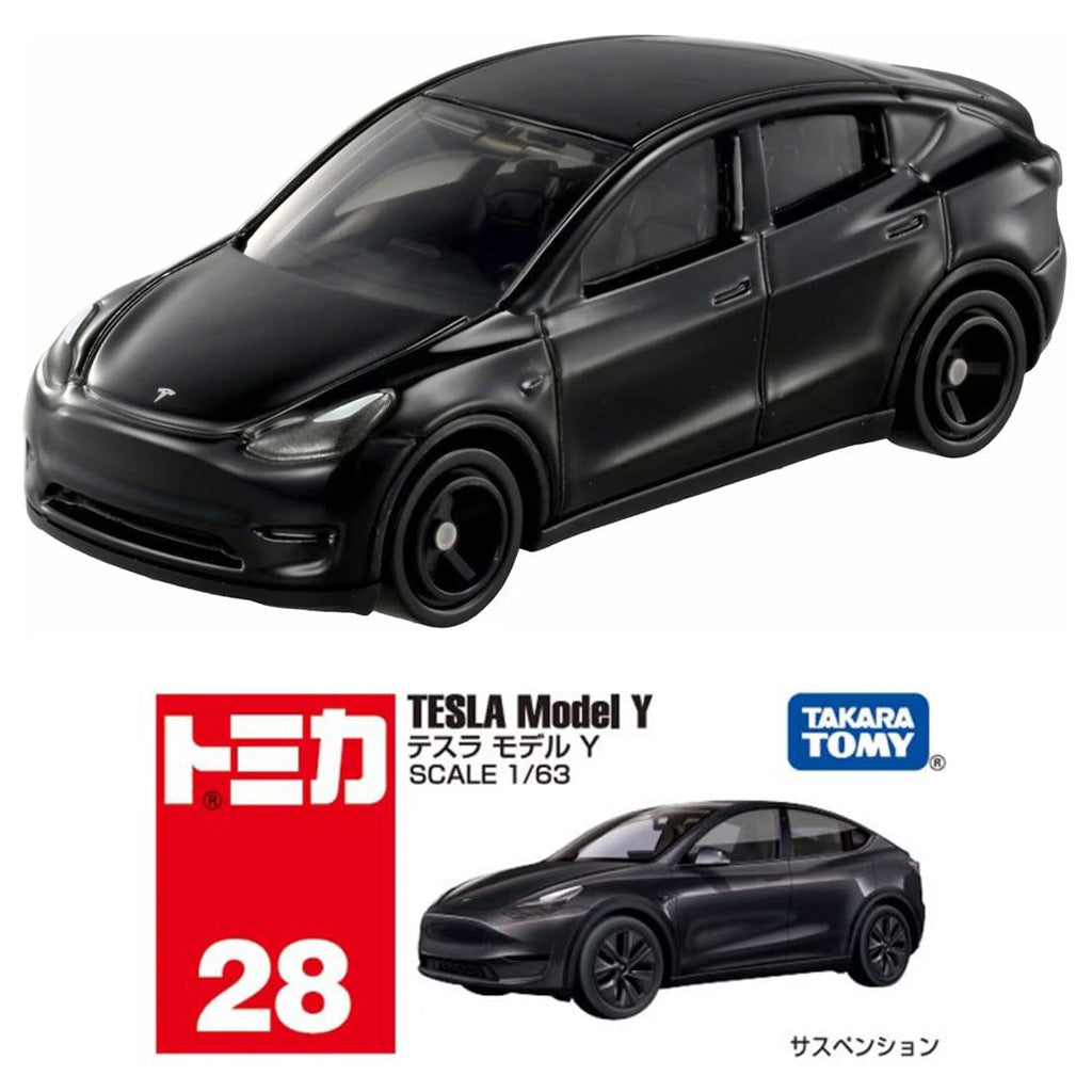 Tomica Tesla Model Y Black (No 28) (1:63 Scale) Takara Tomy