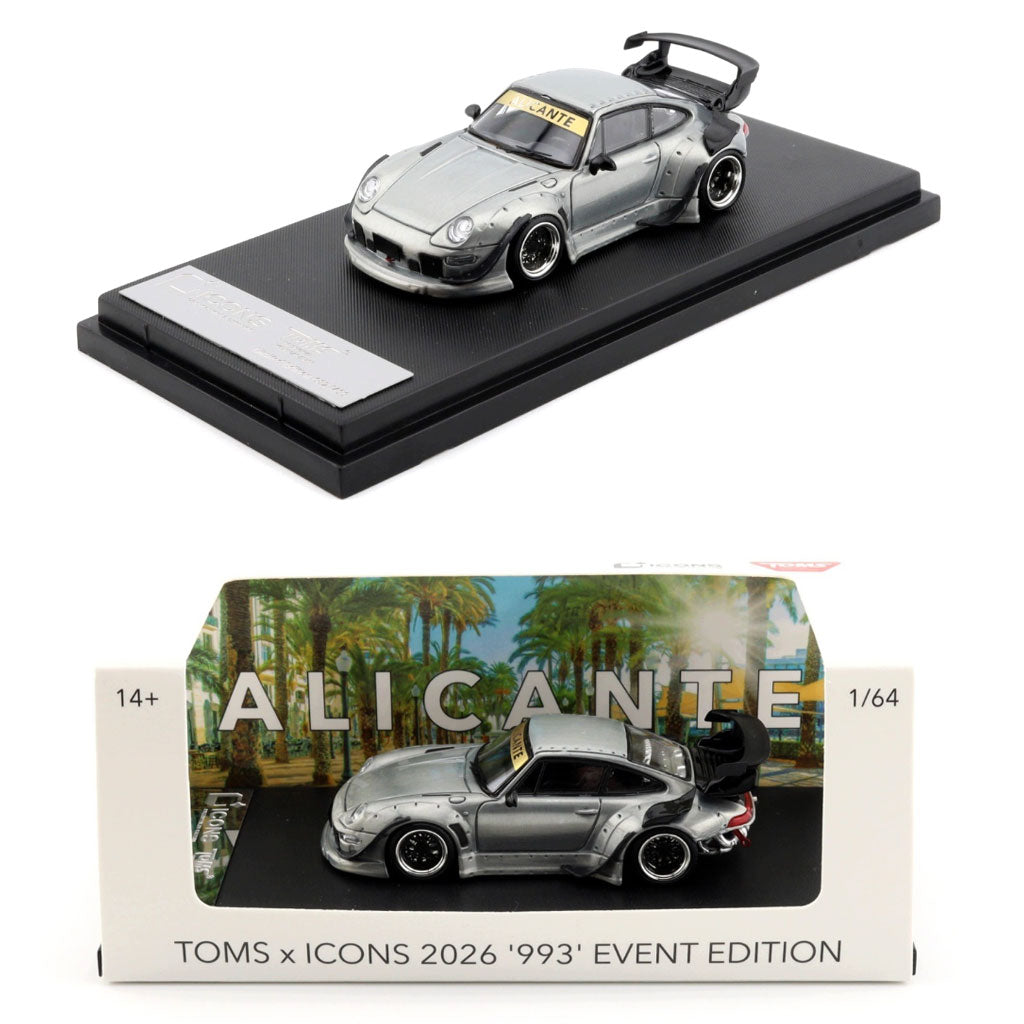 Street Weapon Toms x Icons 2026 RWB 993 Zamac Event Edition (1:64)