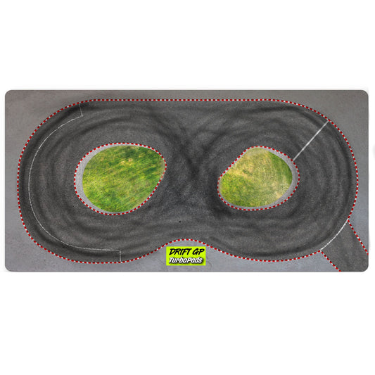 TurboPads Drift GP Track Display Mat Desk Pad (1:64 Scale)