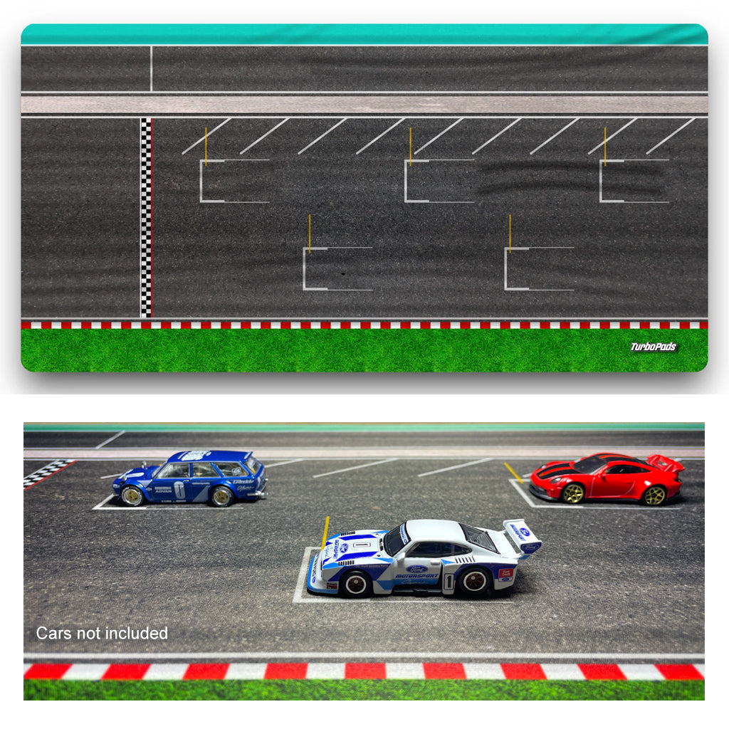 TurboPads Racing Circuit Grid Line Mat Display (1:64 Scale)