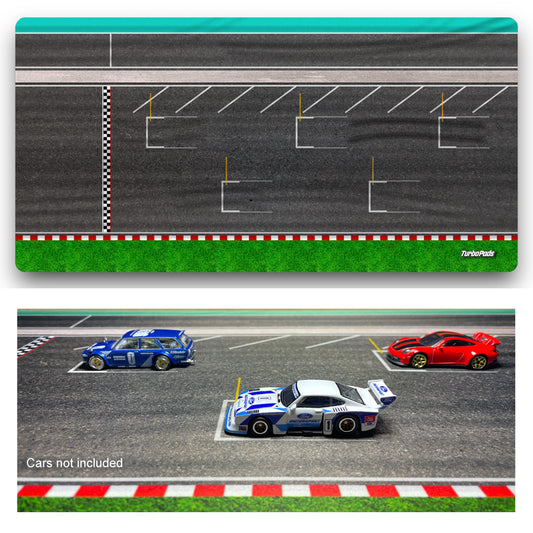TurboPads Racing Circuit Grid Line Mat Display (1:64 Scale)