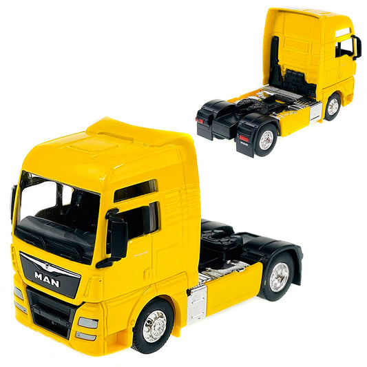 Welly MAN TGX XXL Lorry Tractor Unit Yellow (1/64)