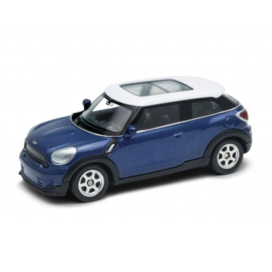 Welly Mini Cooper S Paceman Blue/White (1/60)