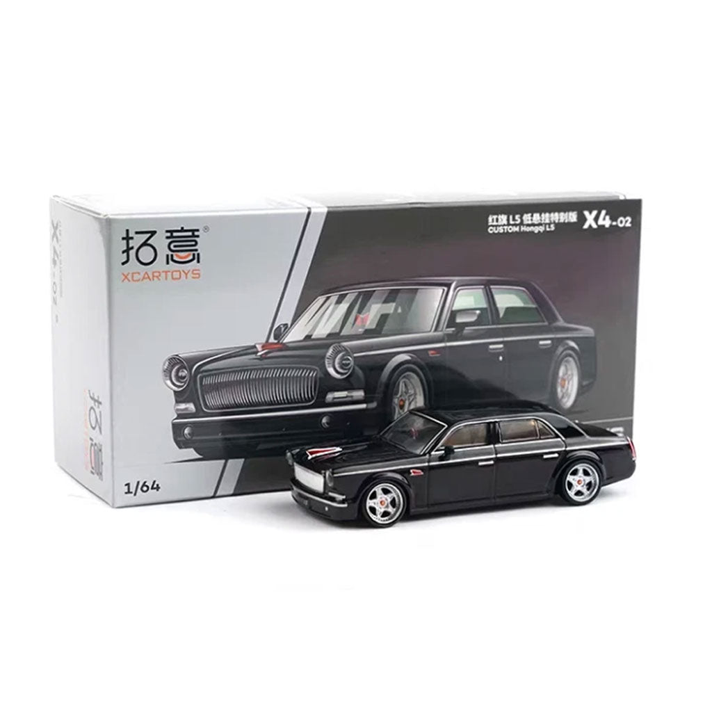 Xcartoys Custom Hongqi L5 Black (X4-02) (1:64 Scale)