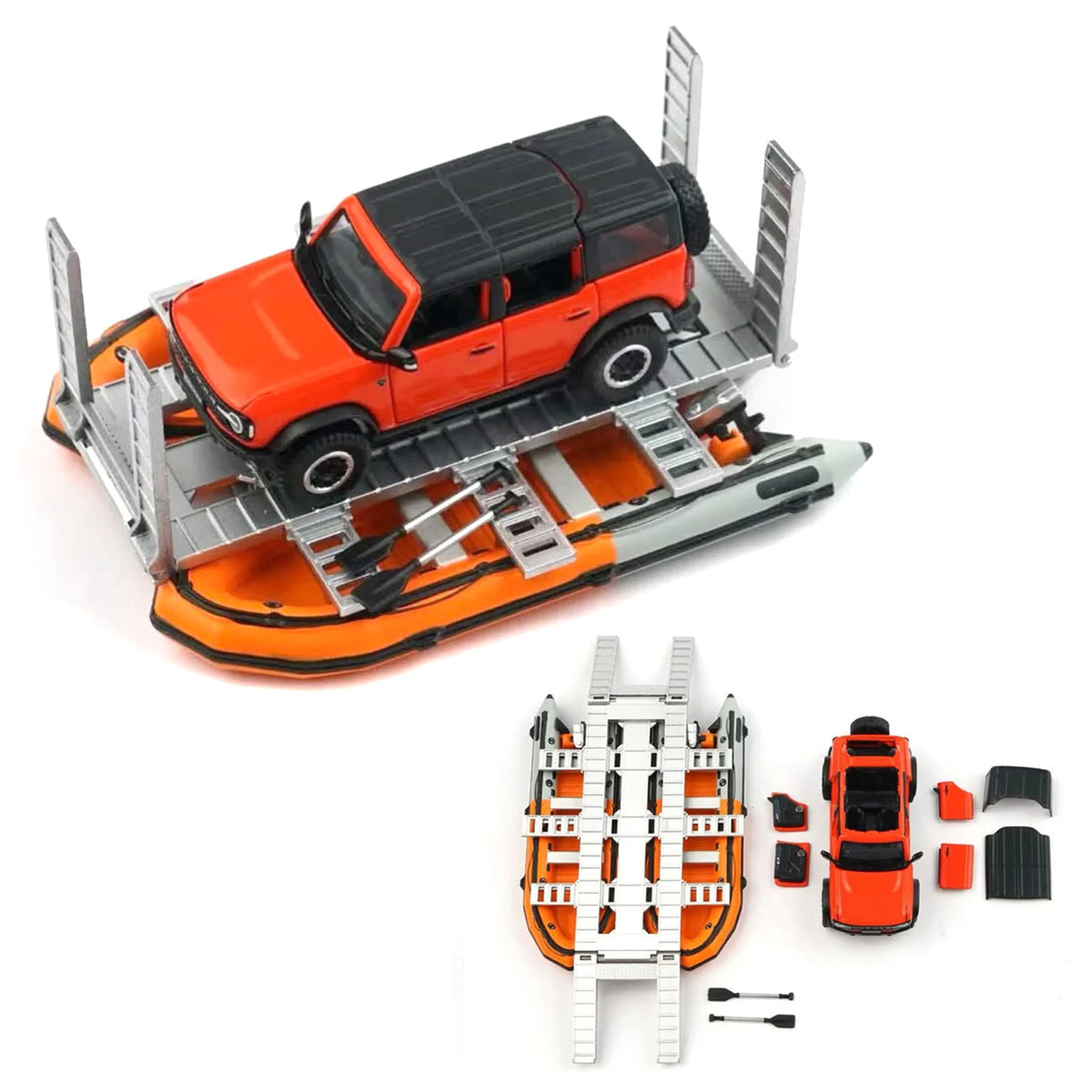 Xcartoys Ford Bronco Gen6 All-Terrain Crossing Set (X32-02) 1:64 Scale