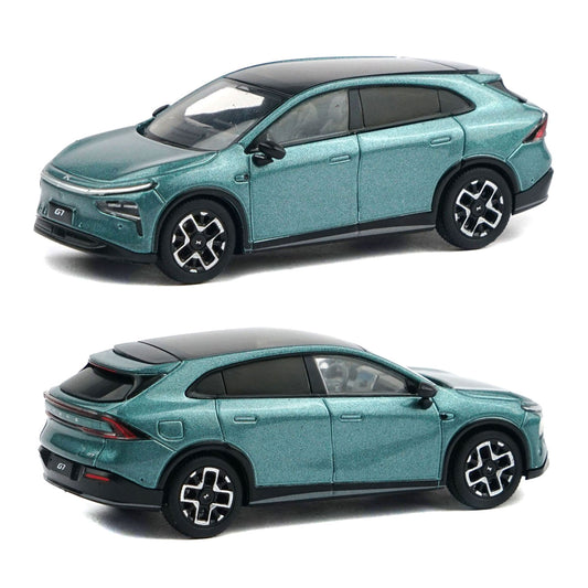 Xcartoys Xpeng G7 Metallic Teal Green (1:64 Scale)